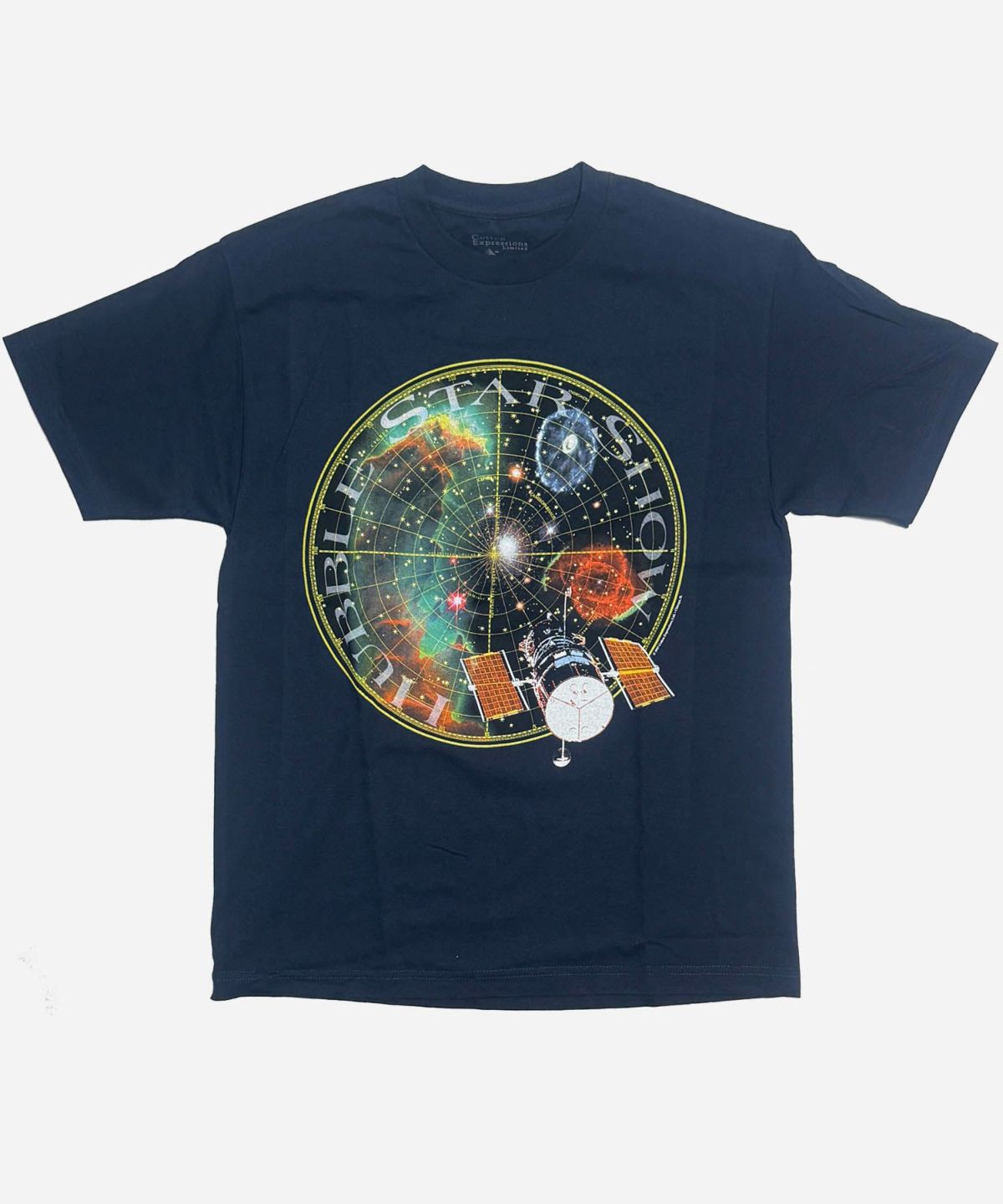 COTTON EXPRESSIONS Hubble star show Space Telescope Tシャツ ハッブル宇宙望遠鏡