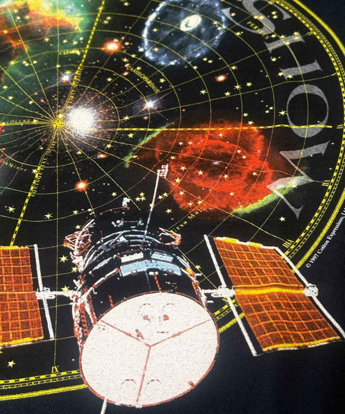 COTTON EXPRESSIONS Hubble star show Space Telescope Tシャツ ハッブル宇宙望遠鏡