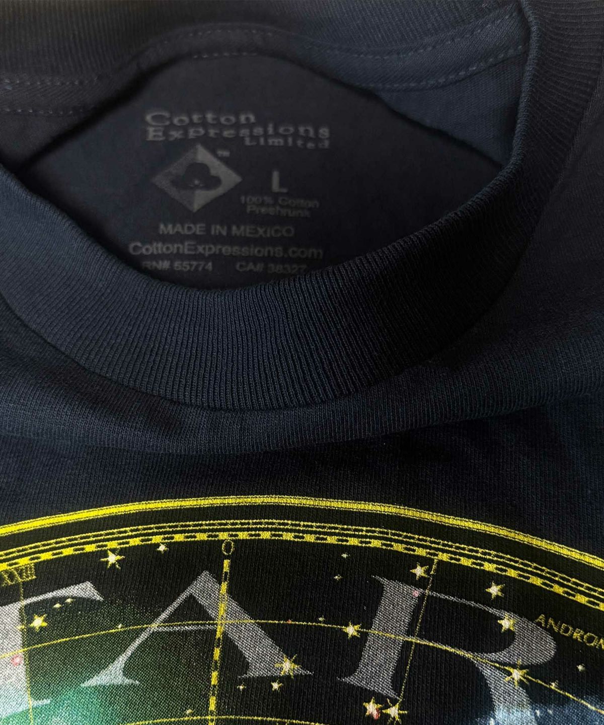 COTTON EXPRESSIONS Hubble star show Space Telescope Tシャツ ハッブル宇宙望遠鏡