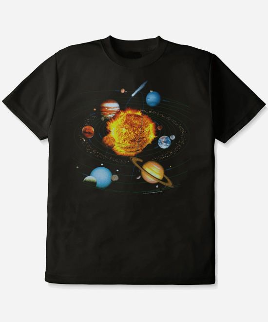 COTTON EXPRESSIONS Solar System Tシャツ 太陽系 惑星