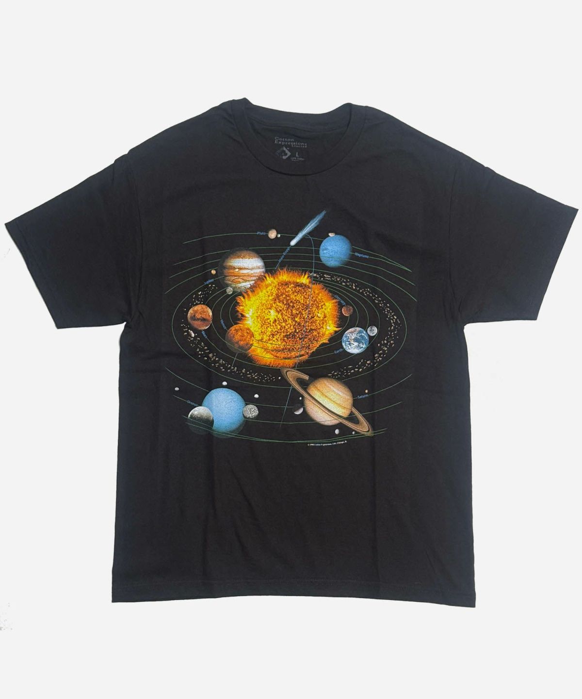 COTTON EXPRESSIONS Solar System Tシャツ 太陽系 惑星