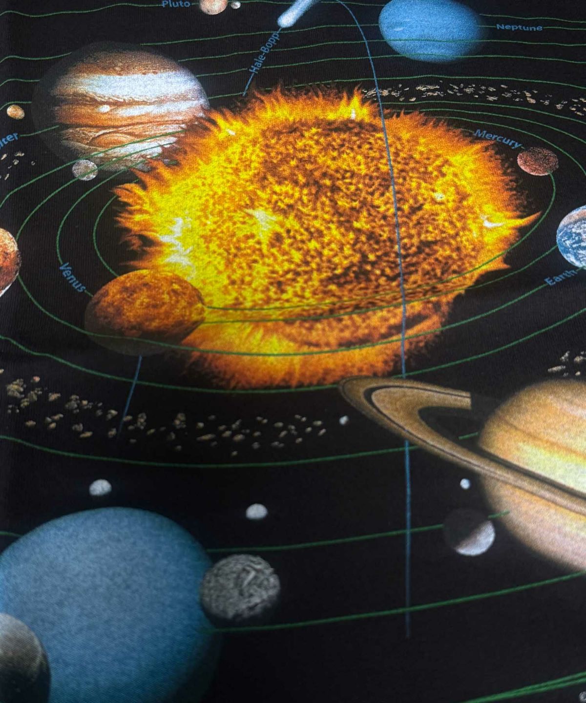 COTTON EXPRESSIONS Solar System Tシャツ 太陽系 惑星