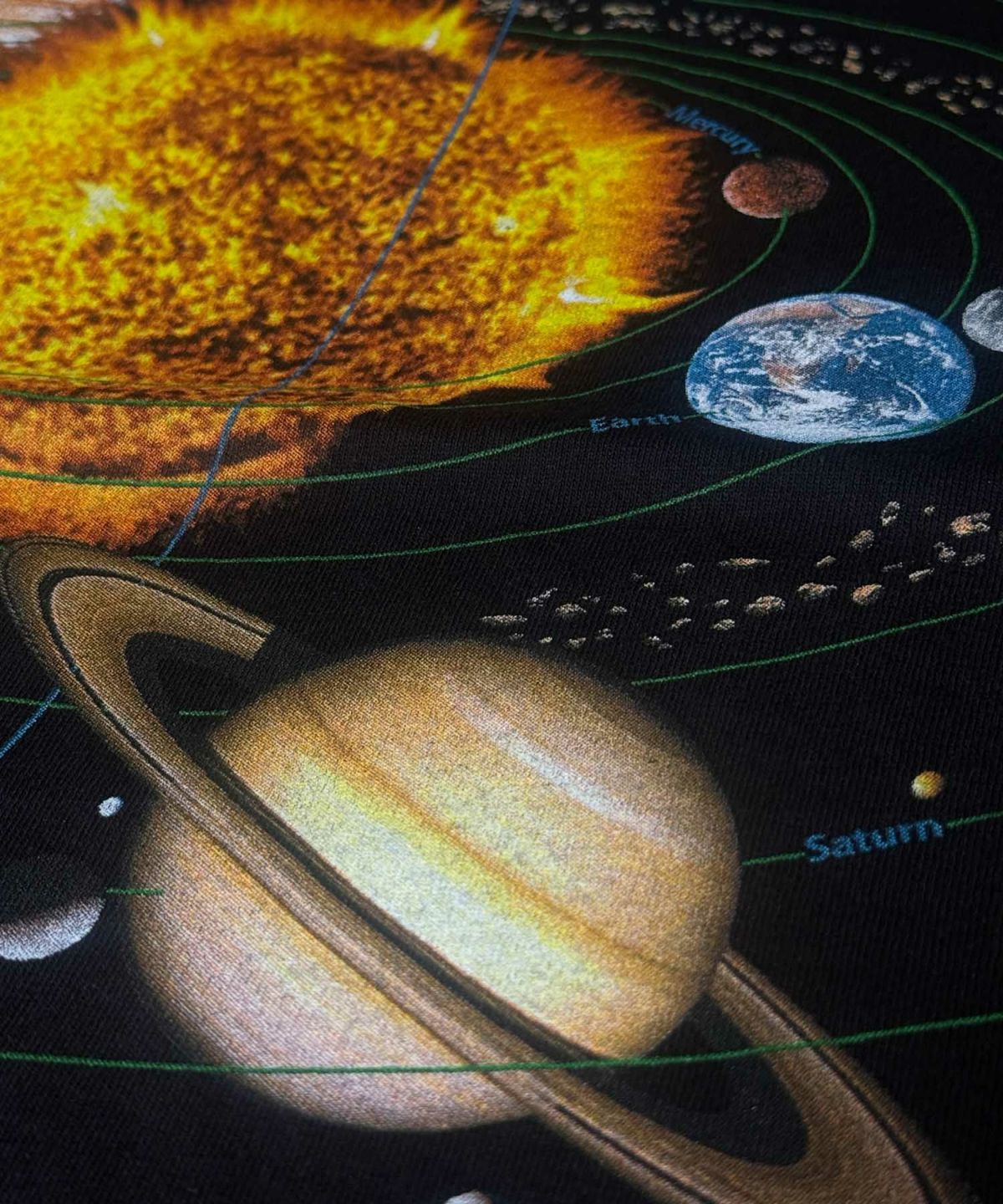 COTTON EXPRESSIONS Solar System Tシャツ 太陽系 惑星