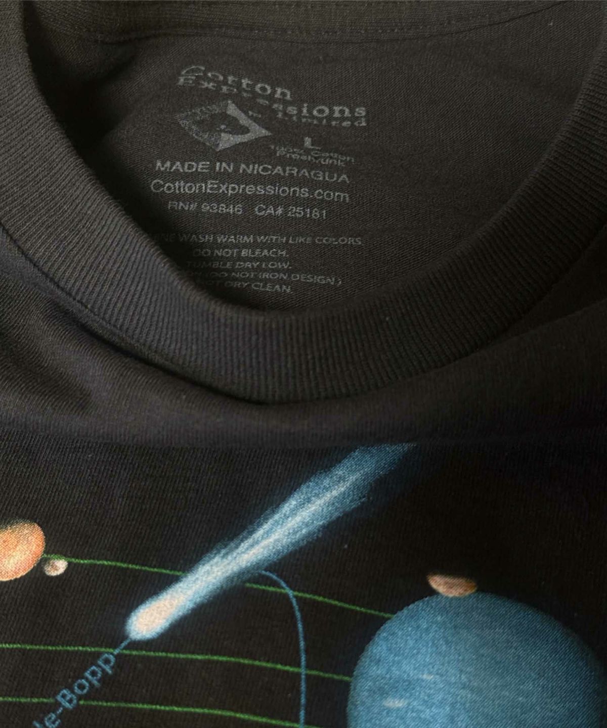 COTTON EXPRESSIONS Solar System Tシャツ 太陽系 惑星