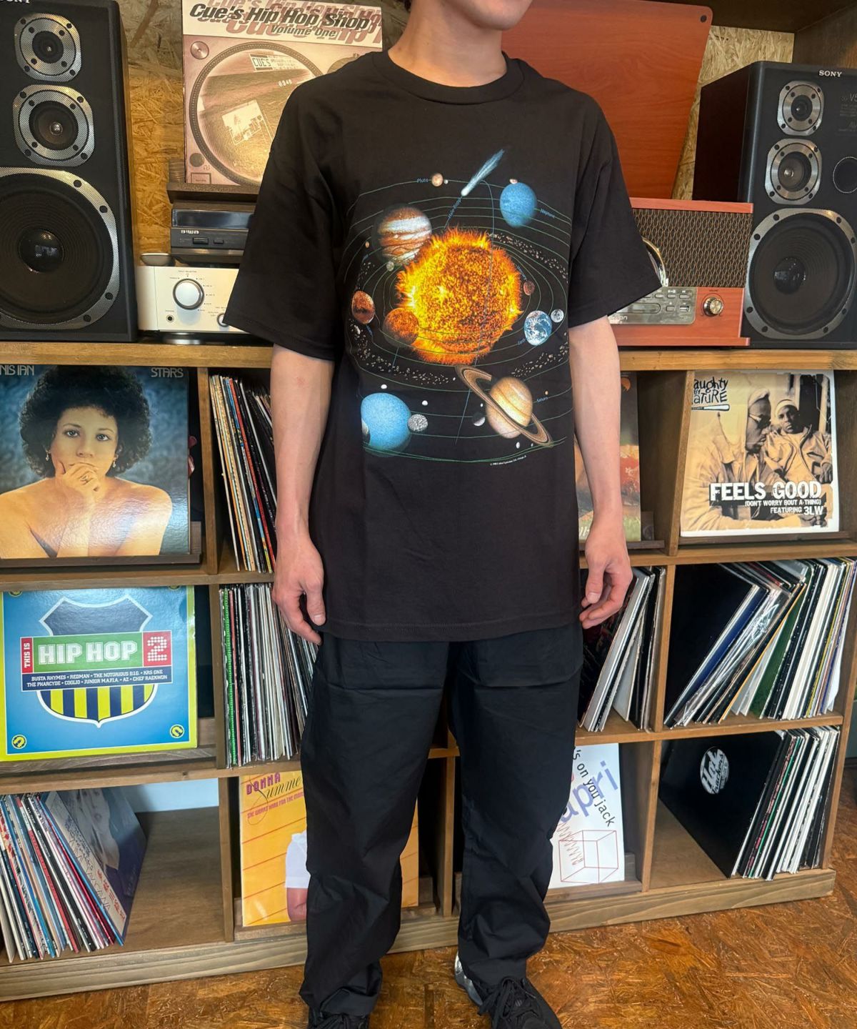 COTTON EXPRESSIONS Solar System Tシャツ 太陽系 惑星