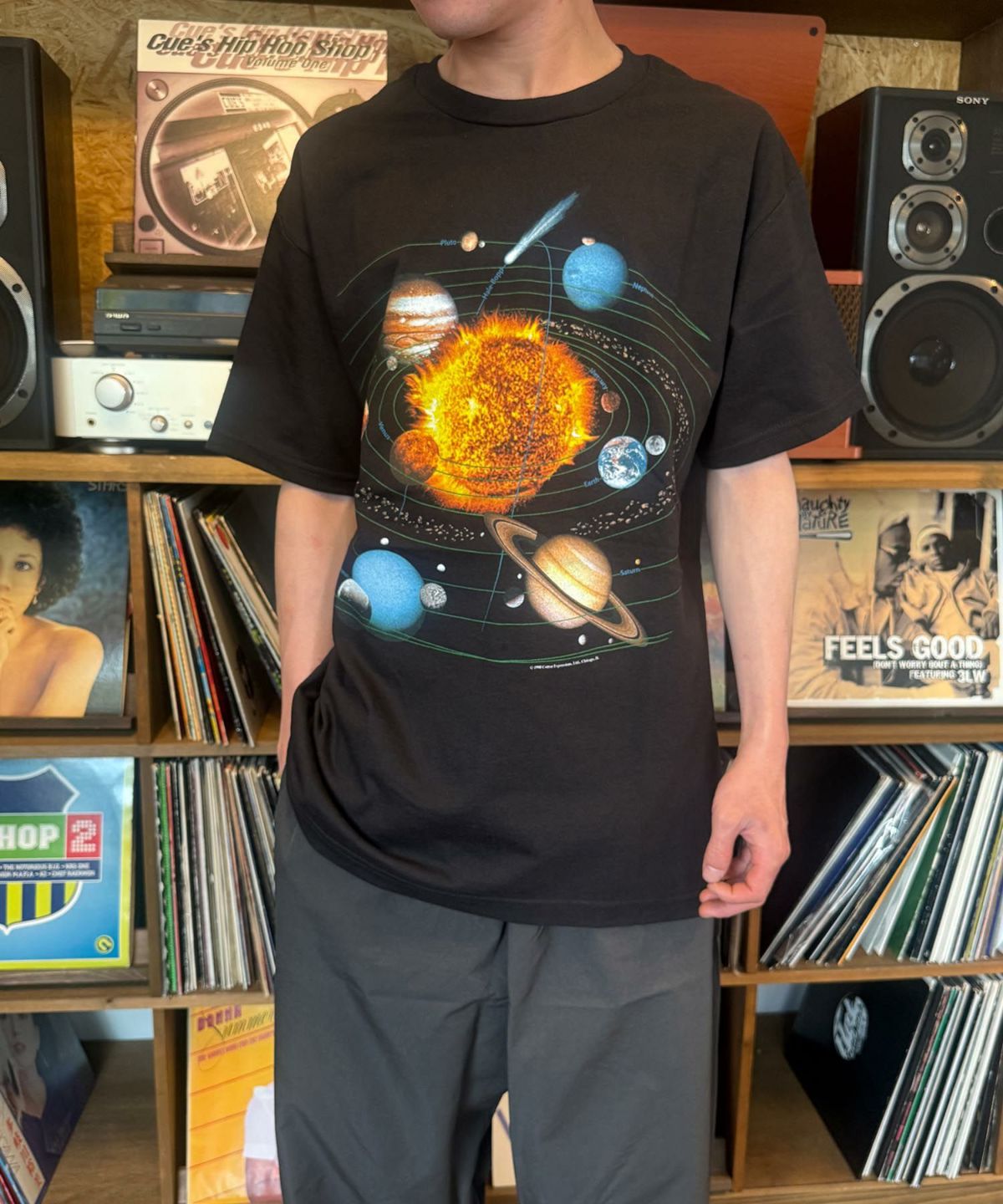 COTTON EXPRESSIONS Solar System Tシャツ 太陽系 惑星