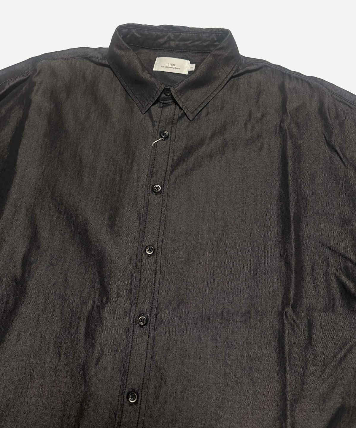 LiSS テンセルデニムシャツ オーバーサイズ