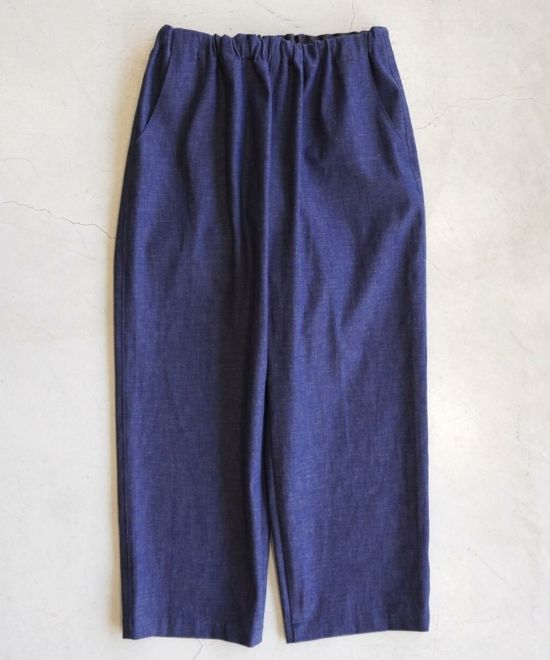 UITU 7.5OZ WEFT GRAY DENIM EASY TROUSERS UUP-001 イージートラウザー インディゴ