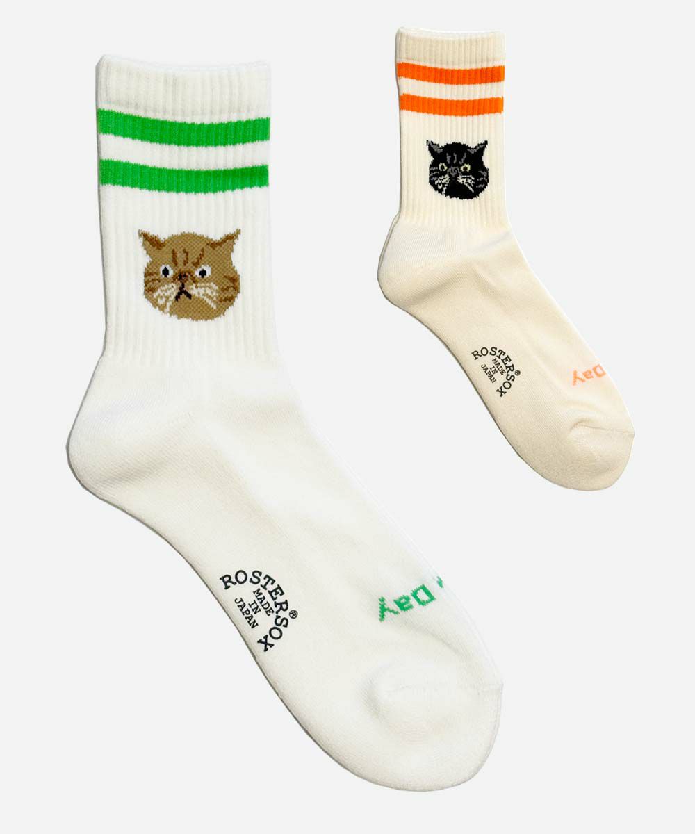 ROSTER SOX 猫 靴下 CAT RS-421