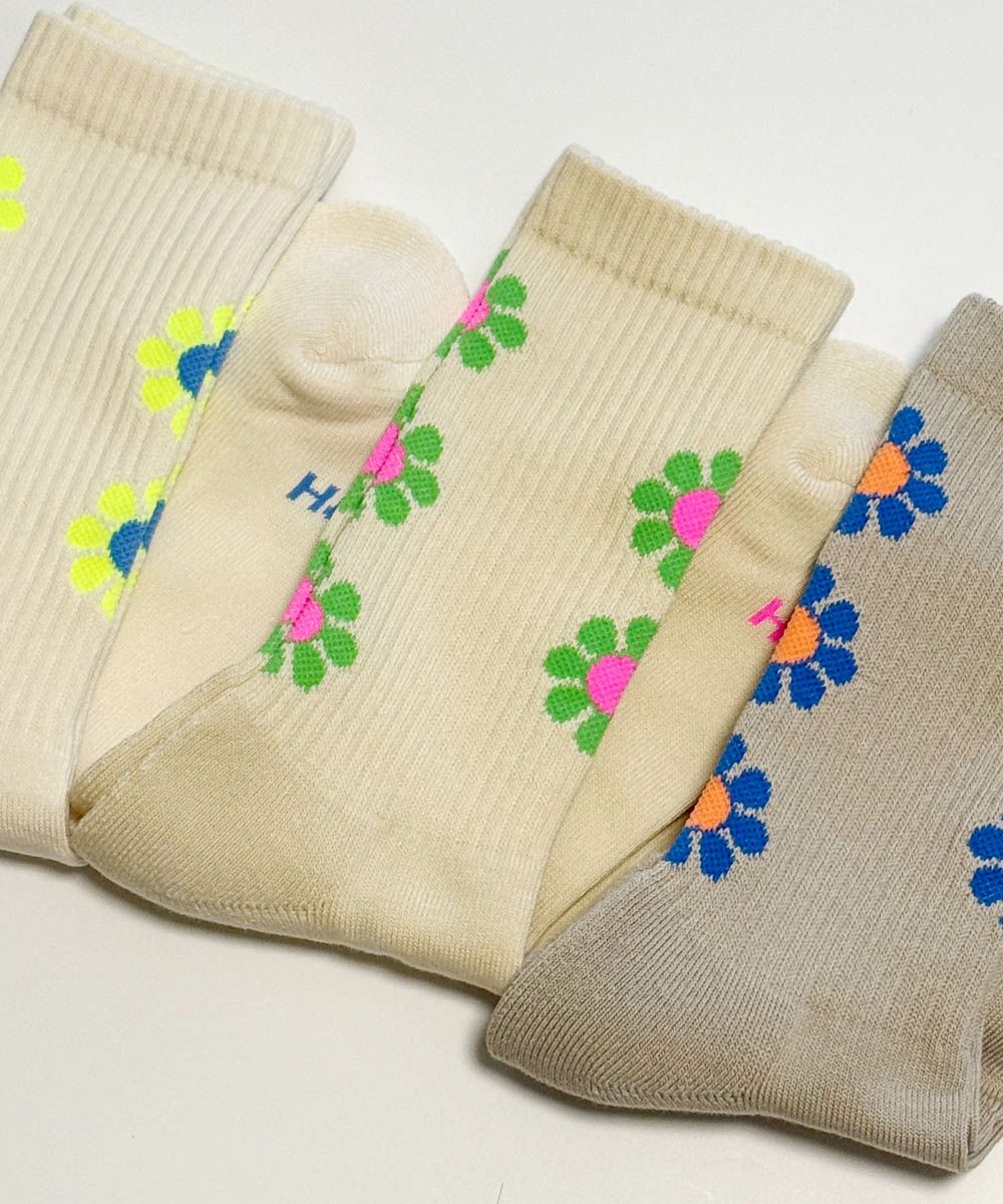 ROSTER SOX PEACE 花柄 靴下 RS-420 ロスターソックス