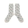 ROSTER SOX 200LM FLOWER ラメ靴下 RS-434