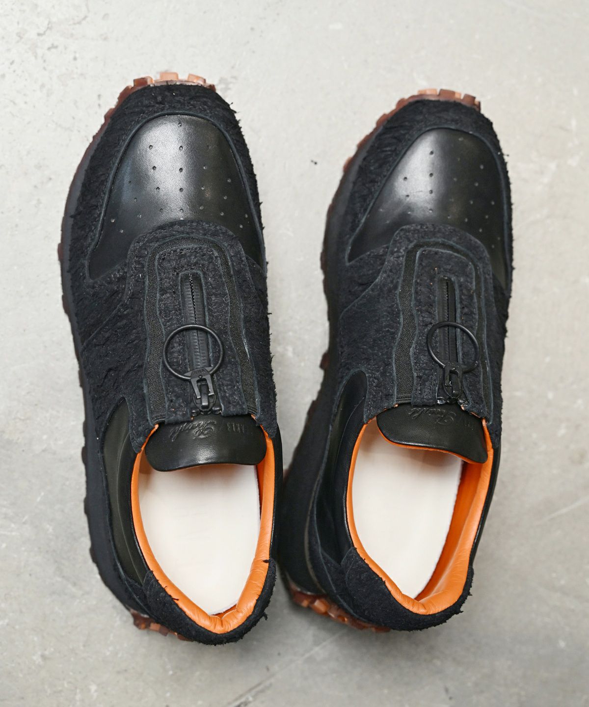 EARLE “Zip & gore runner” スニーカー ER5430