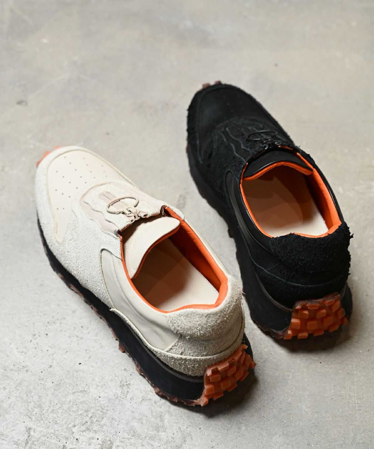 EARLE “Zip & gore runner” スニーカー ER5430