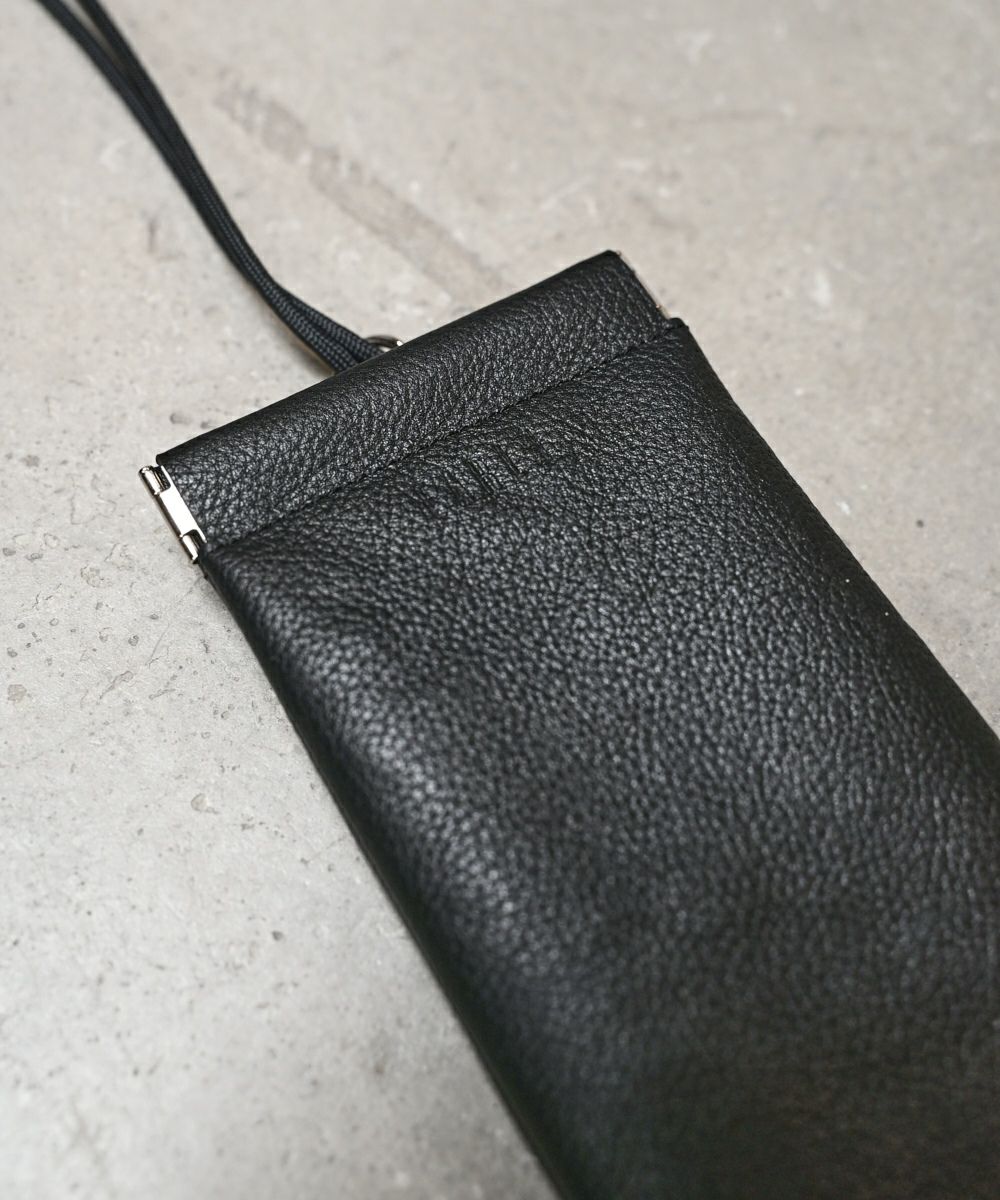 EARLE Etc レザーポーチ ER5540 ネックポーチ 眼鏡ポーチ