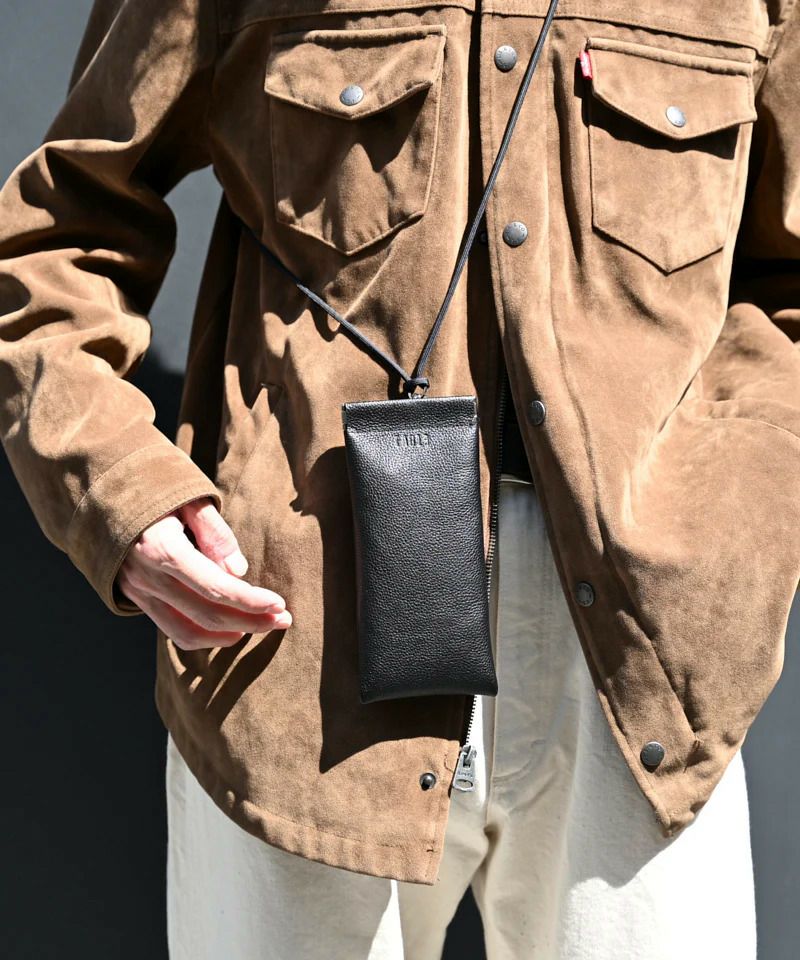 EARLE Etc レザーポーチ ER5540 ネックポーチ 眼鏡ポーチ