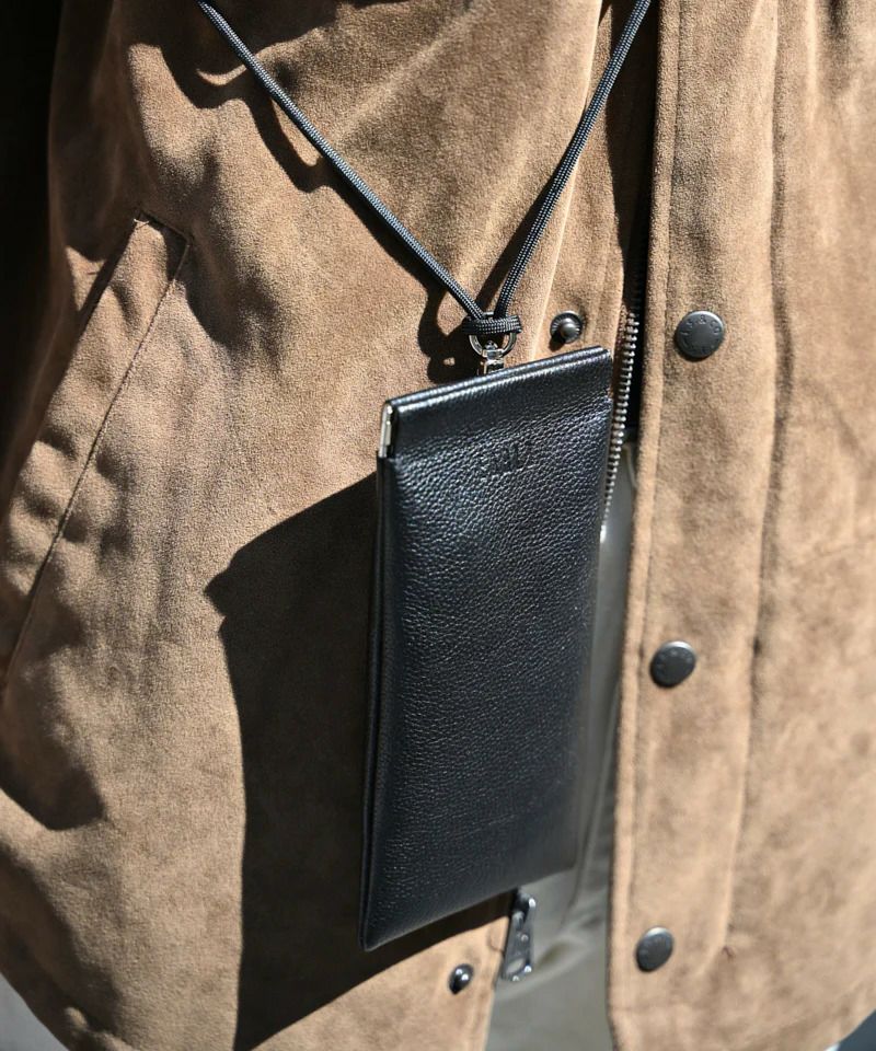 EARLE Etc レザーポーチ ER5540 ネックポーチ 眼鏡ポーチ