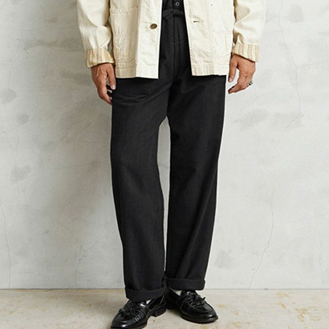 MILITARY【DEAD STOCK】[黒染め]米軍フランネルリメイクパンツ