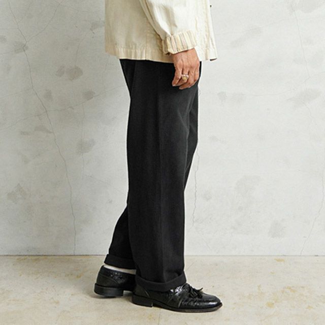 MILITARY【DEAD STOCK】[黒染め]米軍フランネルリメイクパンツ