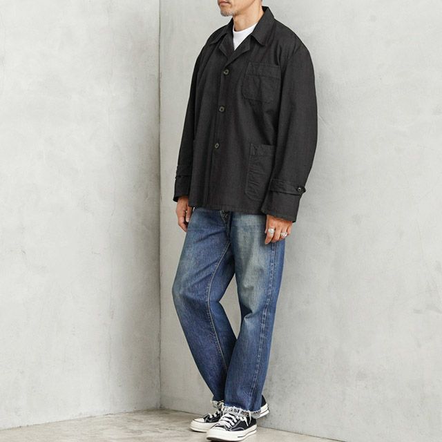 MILITARY【DEAD STOCK】[黒染め]ルーマニア軍 ホスピタルジャケット