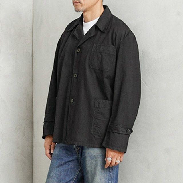 MILITARY【DEAD STOCK】[黒染め]ルーマニア軍 ホスピタルジャケット