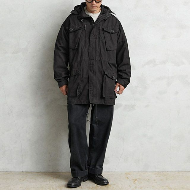 MILITARY【DEAD STOCK】[黒染め]イギリス軍 WINDPROOF コンバット スモック
