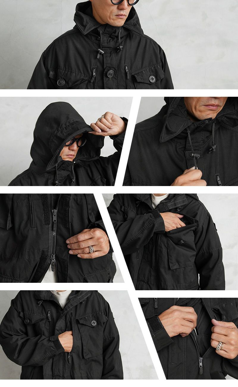 MILITARY【DEAD STOCK】[黒染め]イギリス軍 WINDPROOF コンバット スモック