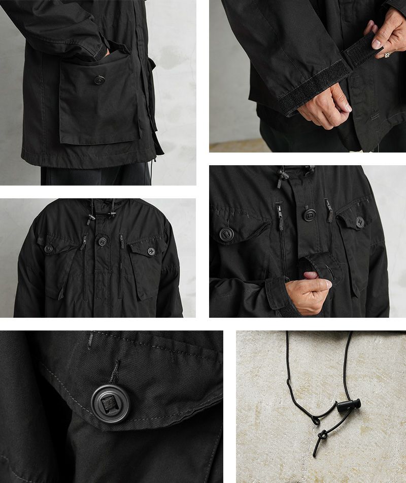 MILITARY【DEAD STOCK】[黒染め]イギリス軍 WINDPROOF コンバット スモック