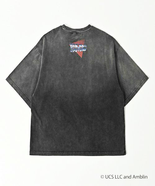 VDS ATELANE バック・トゥ・ザ・フューチャー デロリアン エイジング加工Tシャツ