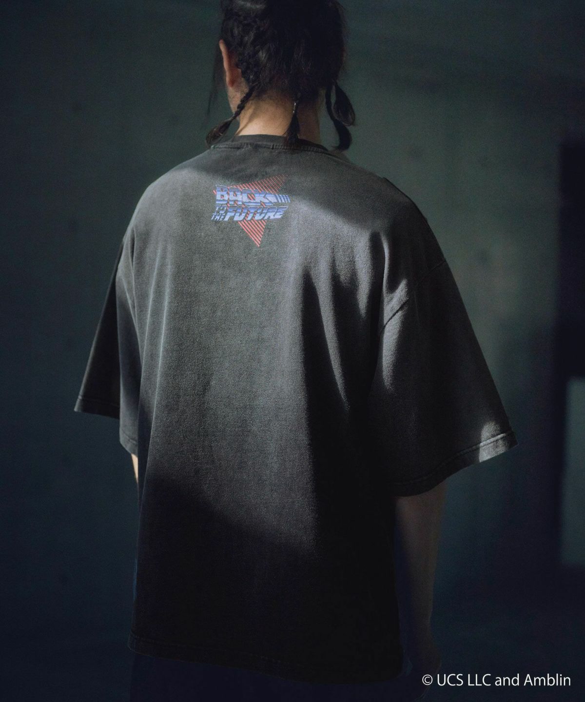 VDS ATELANE バック・トゥ・ザ・フューチャー デロリアン エイジング加工Tシャツ