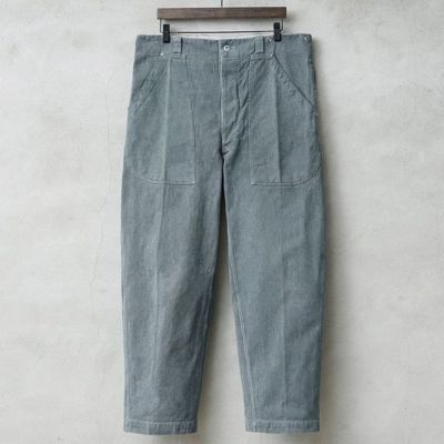 MILITARY【USED】スイス軍 1950年代 前期型 ヴィンテージ スイスデニム ワークパンツ