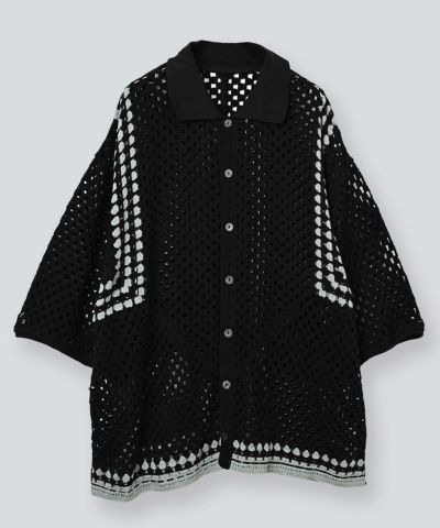 Kelen メッシュニットシャツ [SULTAN] KLM25SKN1026 [4月上旬 予約商品]