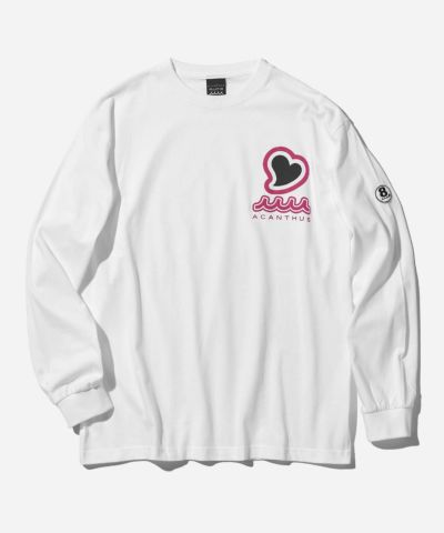【別注】mutaムータ ACANTHUSコラボカレッジロゴLS Tシャツ ACANTHUS × muta MARINE Arc Logo L/S TEE [全3色] – muta