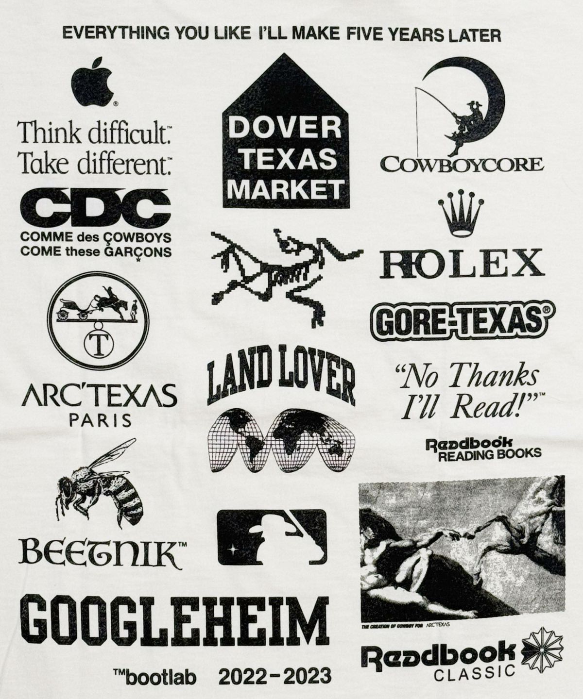 bootlab ARC'TEXAS arc'hive Tシャツ