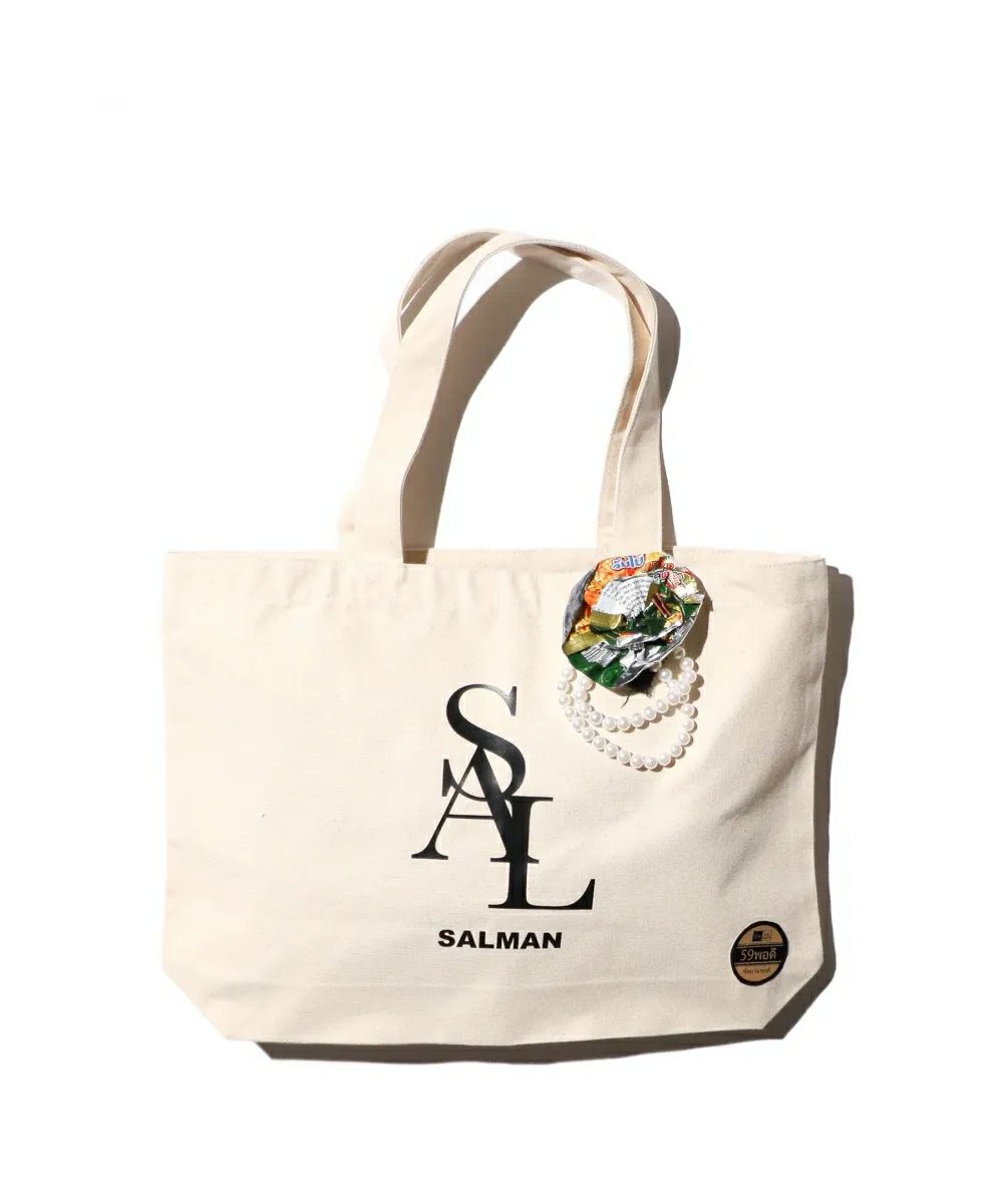 SALMAN INITIAL TOTE BAG  トートバッグ サルマン ブランド