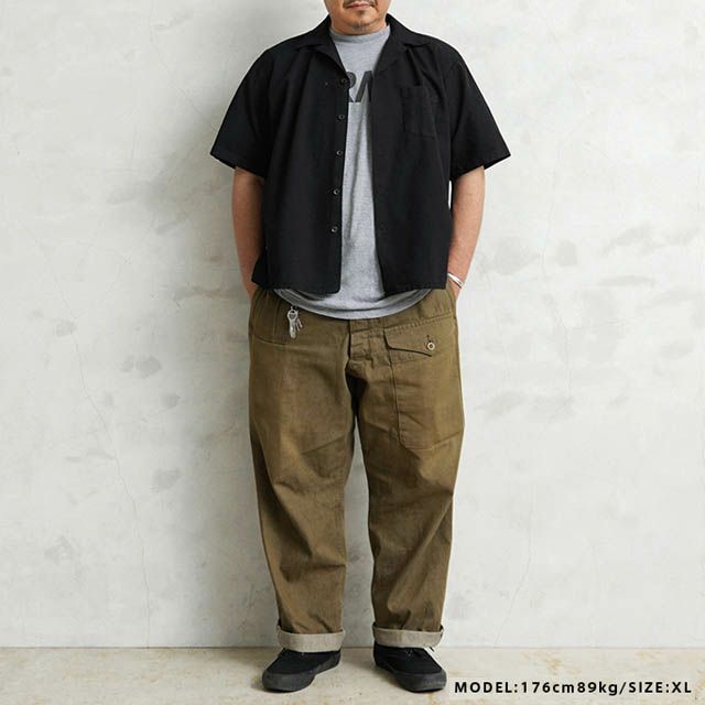 MILITARY【DEAD STOCK】[黒染め]アメリカ軍 GENERAL PURPOSE SMOCK ショートスリーブ シャツ