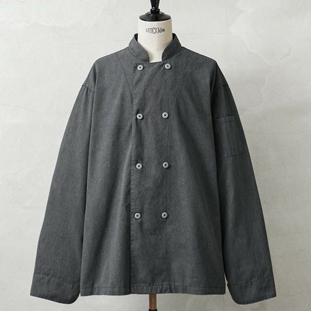 MILITARY【DEAD STOCK】[グレー染め]米軍 フードハンドラー スモックジャケット