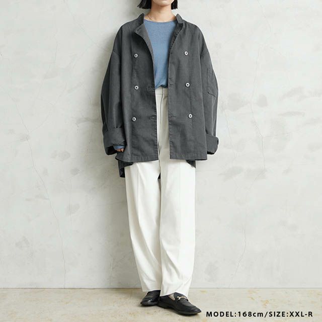 MILITARY【DEAD STOCK】[グレー染め]米軍 フードハンドラー スモックジャケット