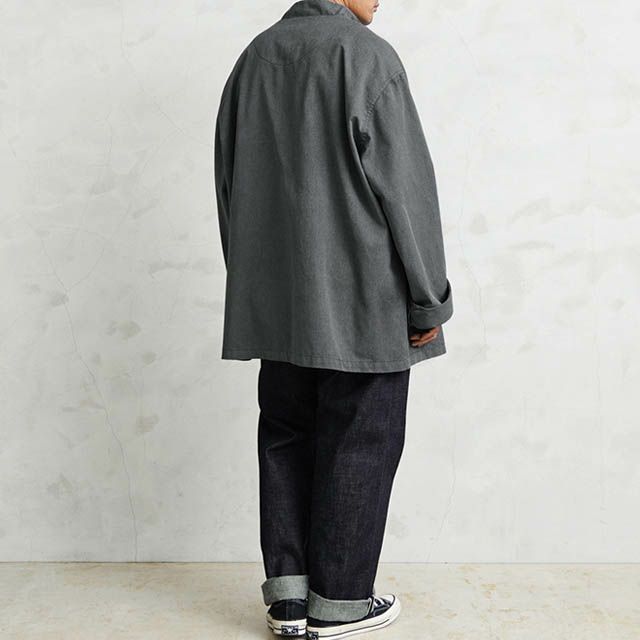 MILITARY【DEAD STOCK】[グレー染め]米軍 フードハンドラー スモックジャケット