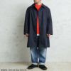 MILITARY【DEAD STOCK】フランス軍 リメイク ステンカラーコート ネイビー 紺