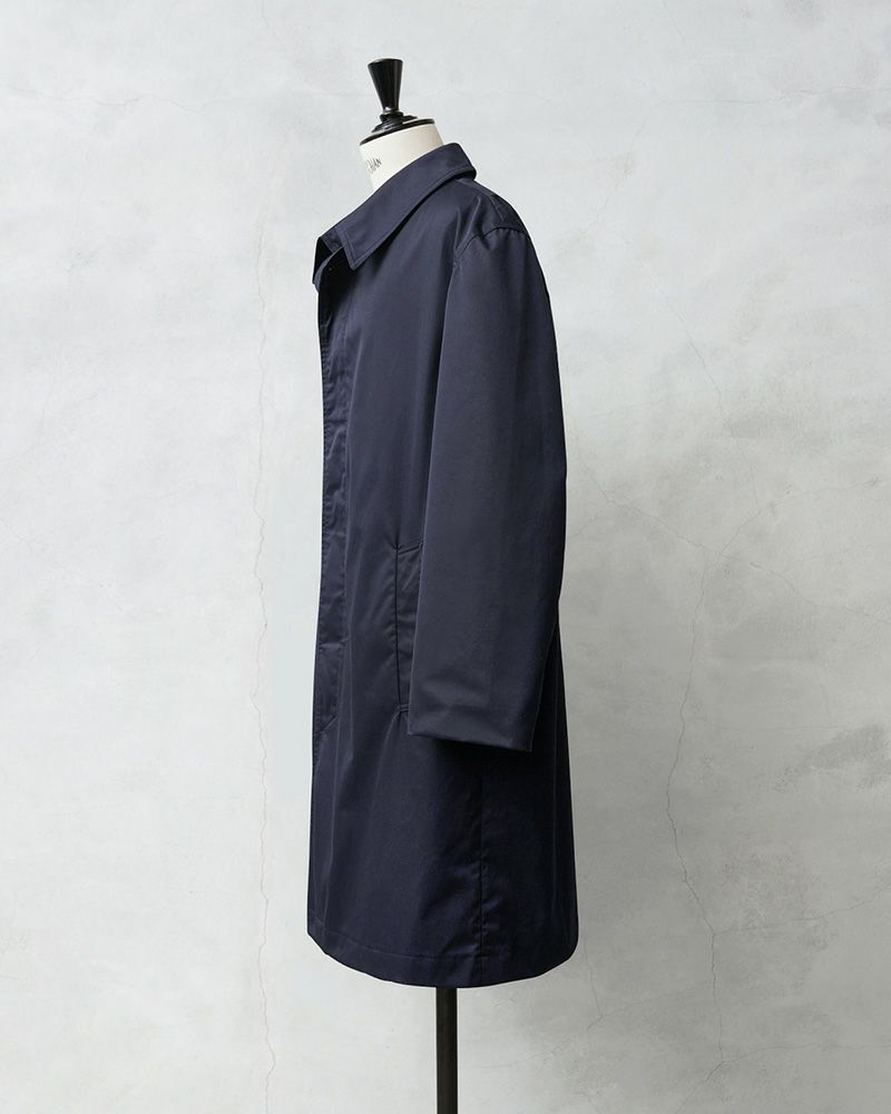 MILITARY【DEAD STOCK】フランス軍 リメイク ステンカラーコート ネイビー 紺