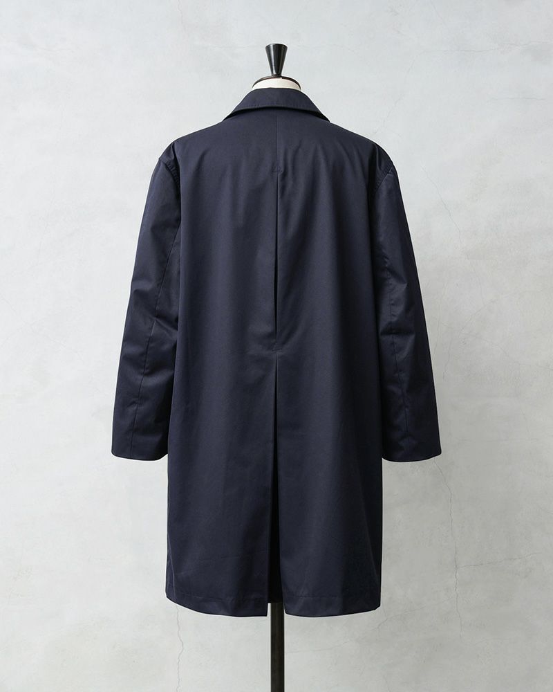 MILITARY【DEAD STOCK】フランス軍 リメイク ステンカラーコート ネイビー 紺