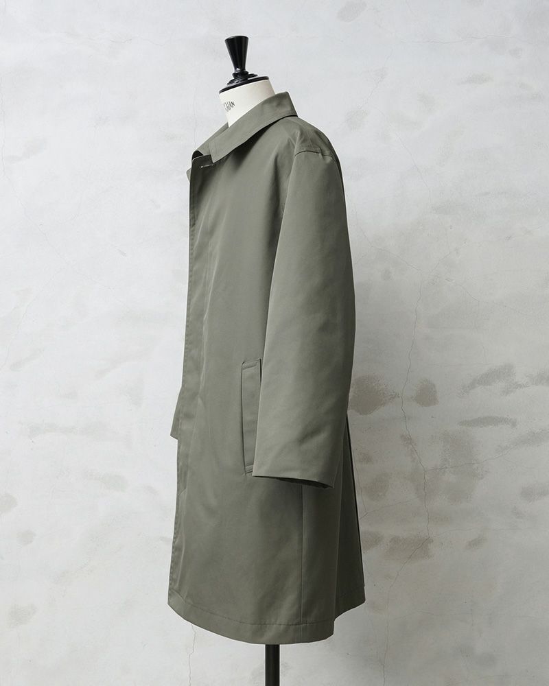 フランス軍 リメイク ステンカラーコート カーキ オリーブ