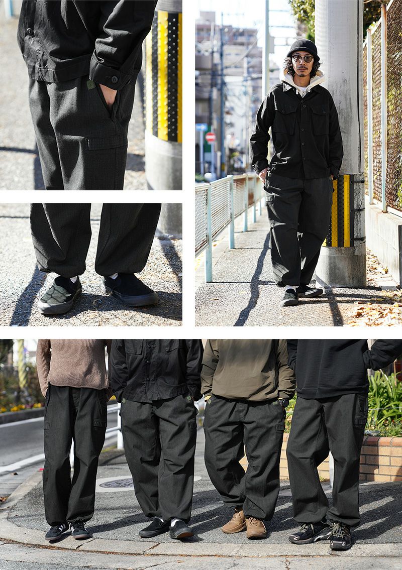 米軍 リメイク ナイトデザートカモ オーバーパンツ