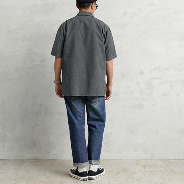 MILITARY【DEAD STOCK】[グレー染め]米軍 GENERAL PURPOSE SMOCK ショートスリーブ シャツ