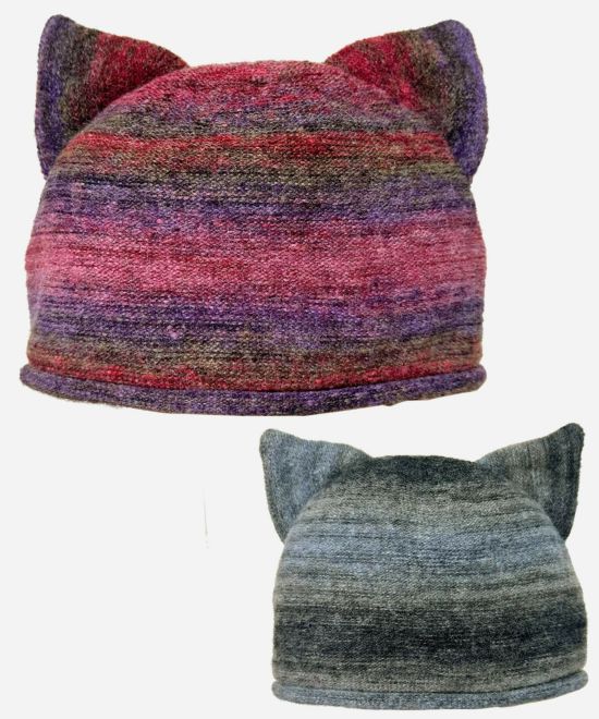 Dodge 猫耳グラデロールワッチキャップ DD-562