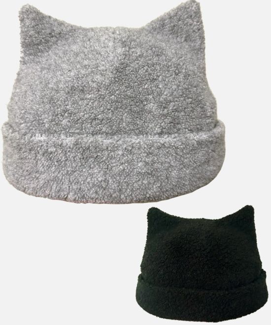 Dodge パイル猫耳ニットキャップ DD-570