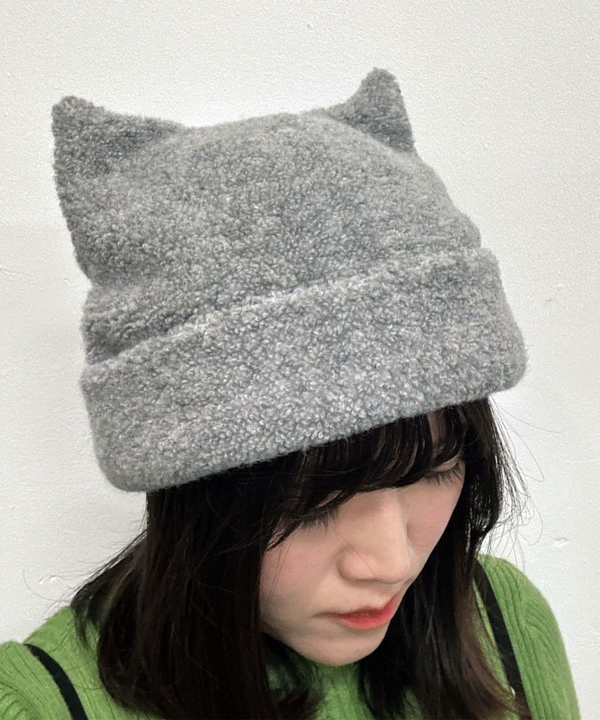 Dodge パイル猫耳ニットキャップ DD-570