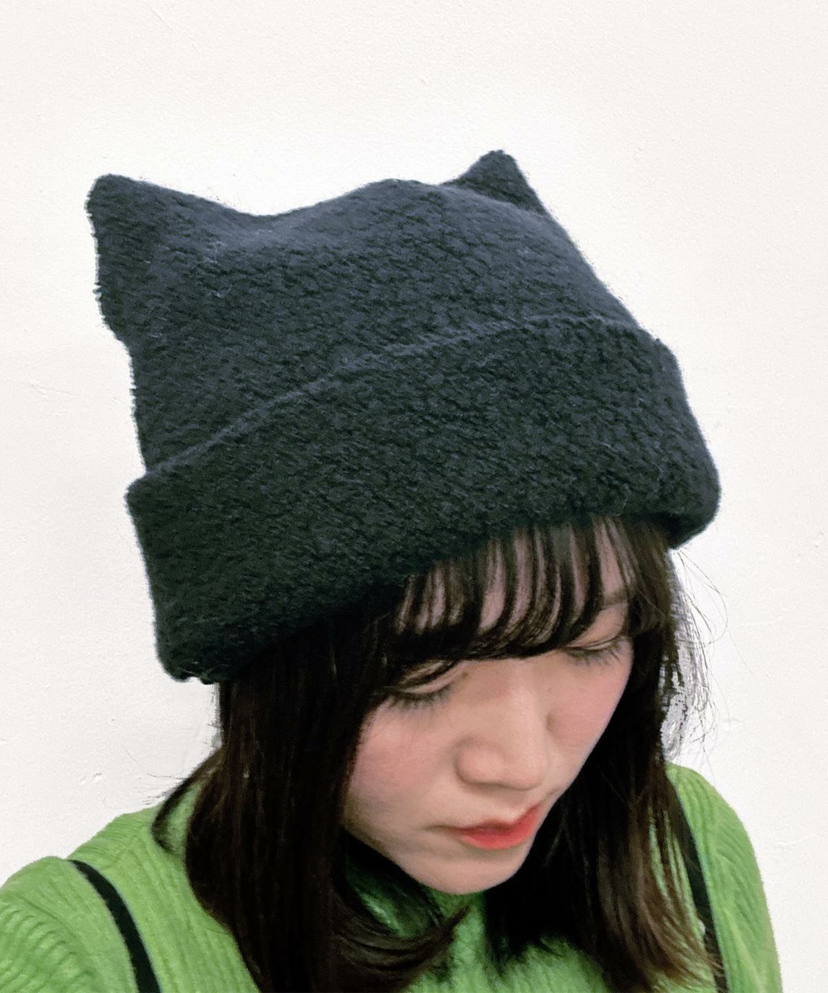 Dodge パイル猫耳ニットキャップ DD-570