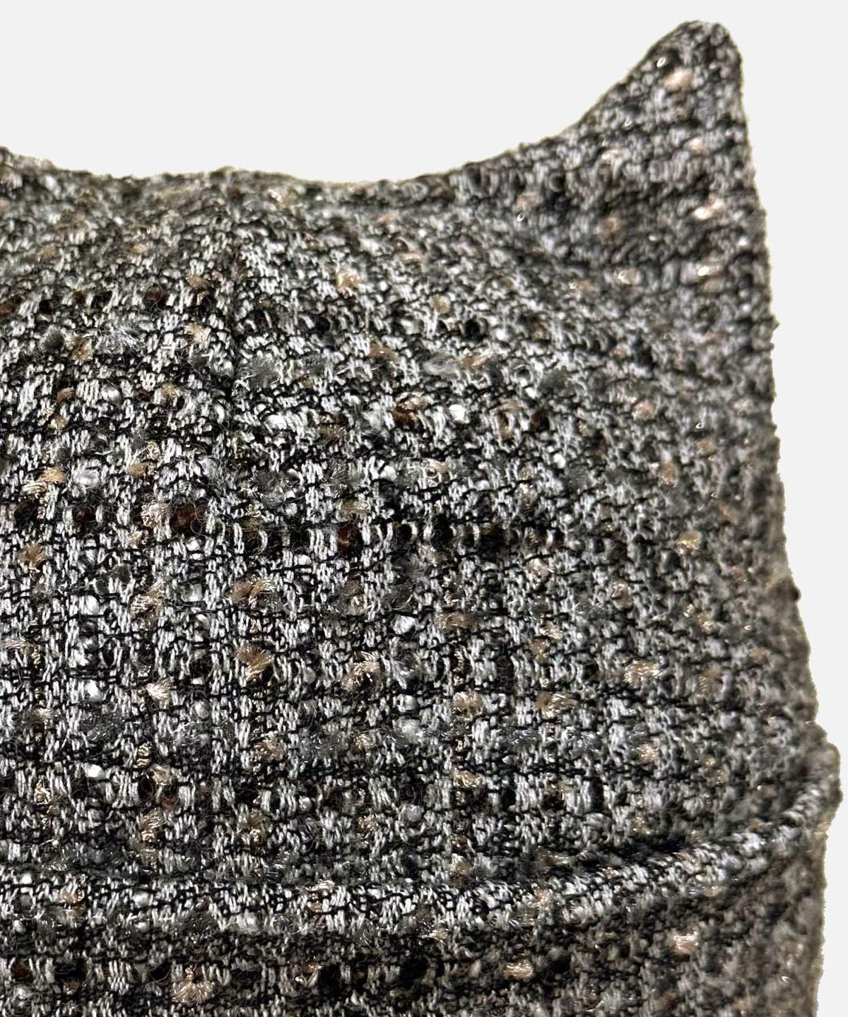 Dodge ラメツイード猫耳ニットキャップ DD-568