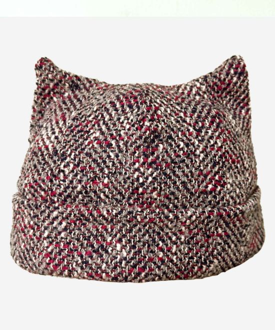 Dodge ツイード猫耳ニットキャップ DD-569 